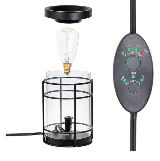 Diffuseur Électrique Vintage - Noir avec Minuterie